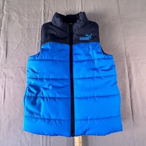 Puma Youth Blue Vest Size XS 5/6